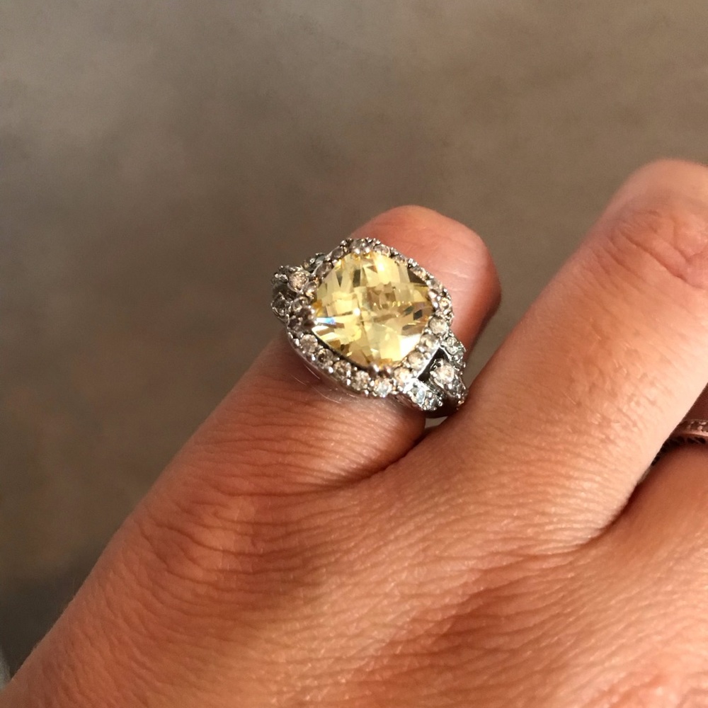 Bittersweet Yellow stone Ring
